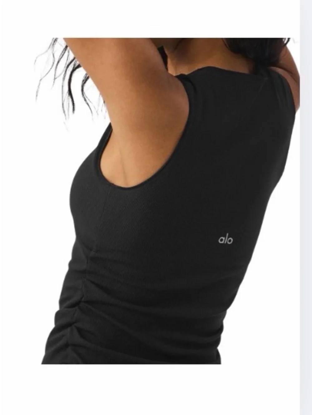 ALO Yoga Black tank still on website